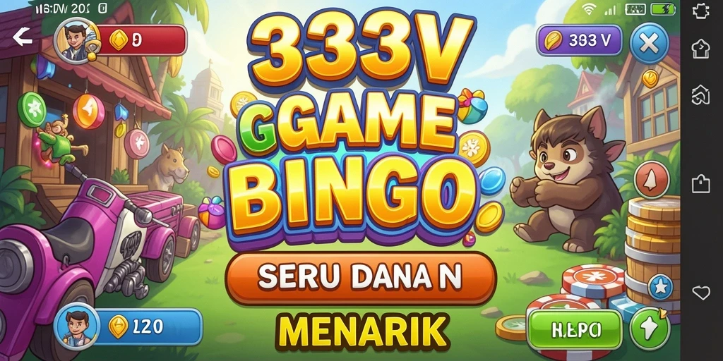 Tampilan seru dari gameplay Bingo di 333V