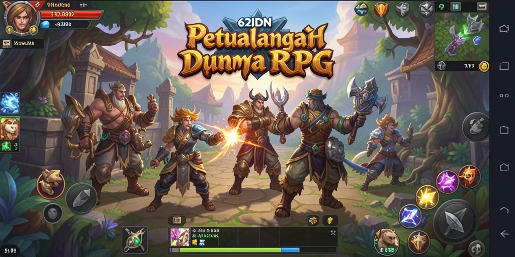 Gameplay epik di dunia RPG 62IDN yang menantang.