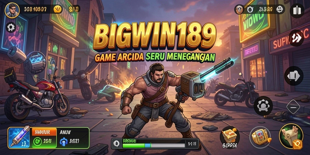 Screenshot utama BIGWIN189 menampilkan gameplay Arcade yang seru dan menantang.