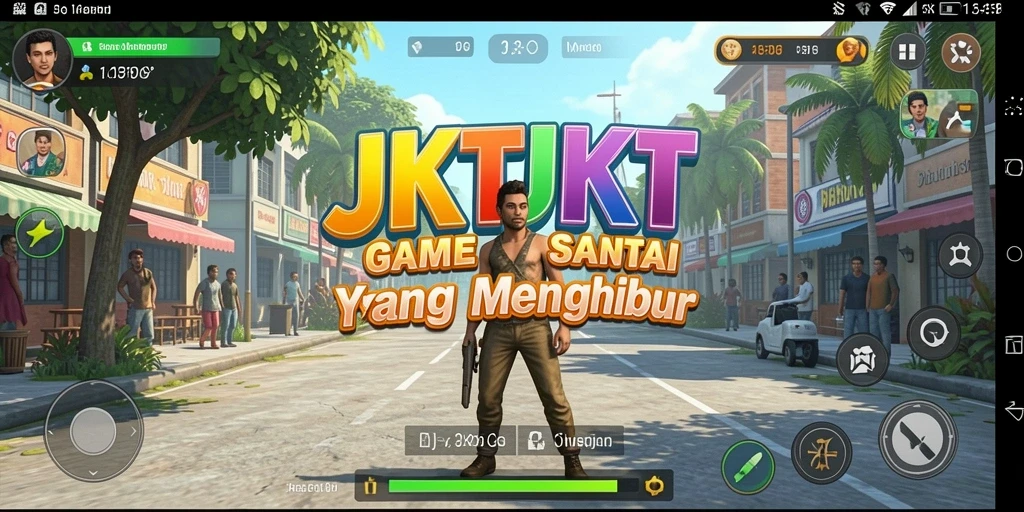 Menampilkan gameplay seru dan mengasyikan dari JKTJKT.
