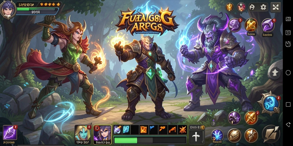 Screenshot gameplay PPV88 menampilkan aksi pertarungan yang intens dan karakter yang menawan.