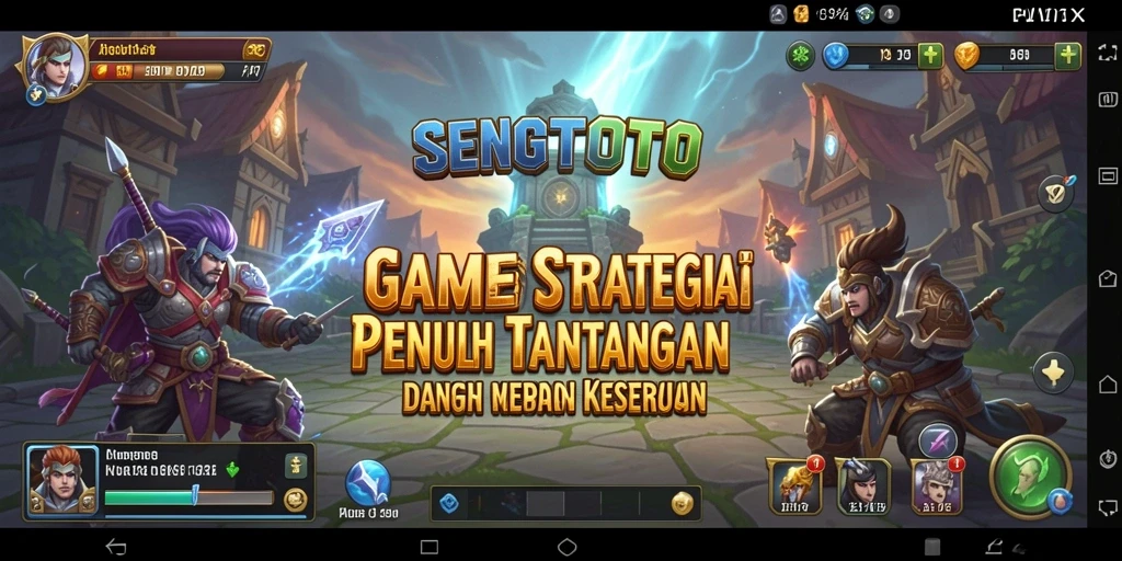 Tampilan gameplay SENGTOTO yang menegangkan dan penuh strategi.